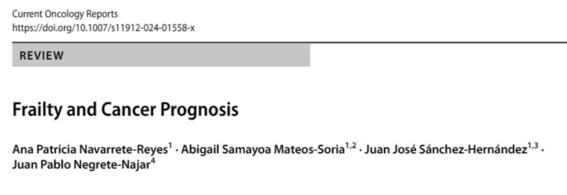 ASCO Geriatric Oncology Community 