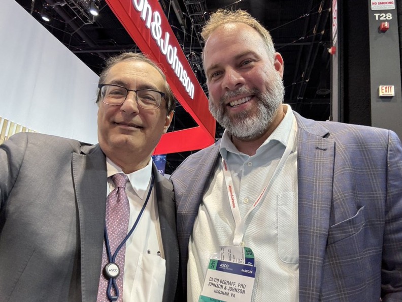 Wafik S. El-Deiry: Great to run into my colleague David De Graff