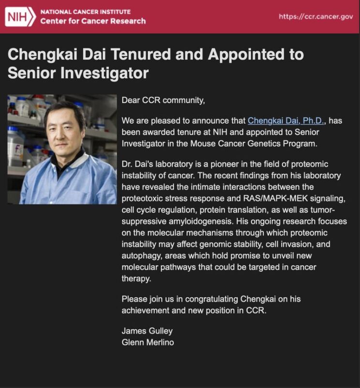 NCI Center for Cancer Research