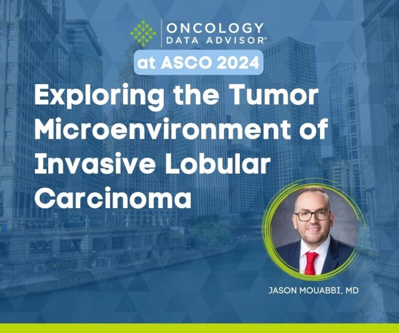Oncology Data Advisor – Thanks to Jason A. Mouabbi for stopping by to discuss his ASCO24 poster