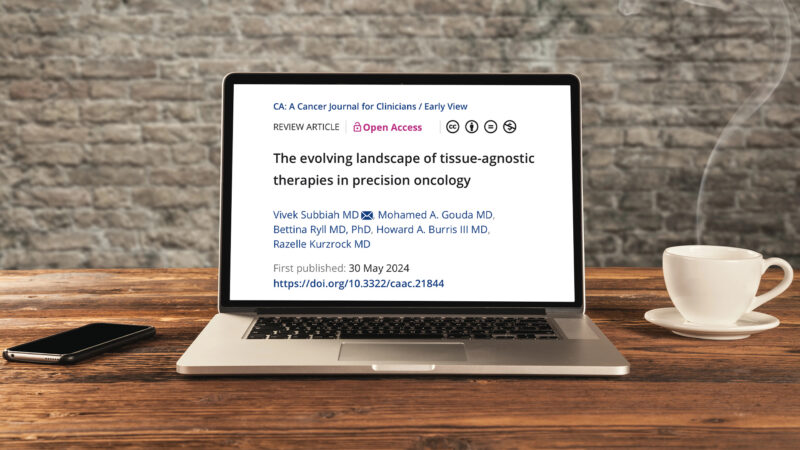 Yüksel Ürün: Tumor-agnostic therapies are revolutionizing oncology