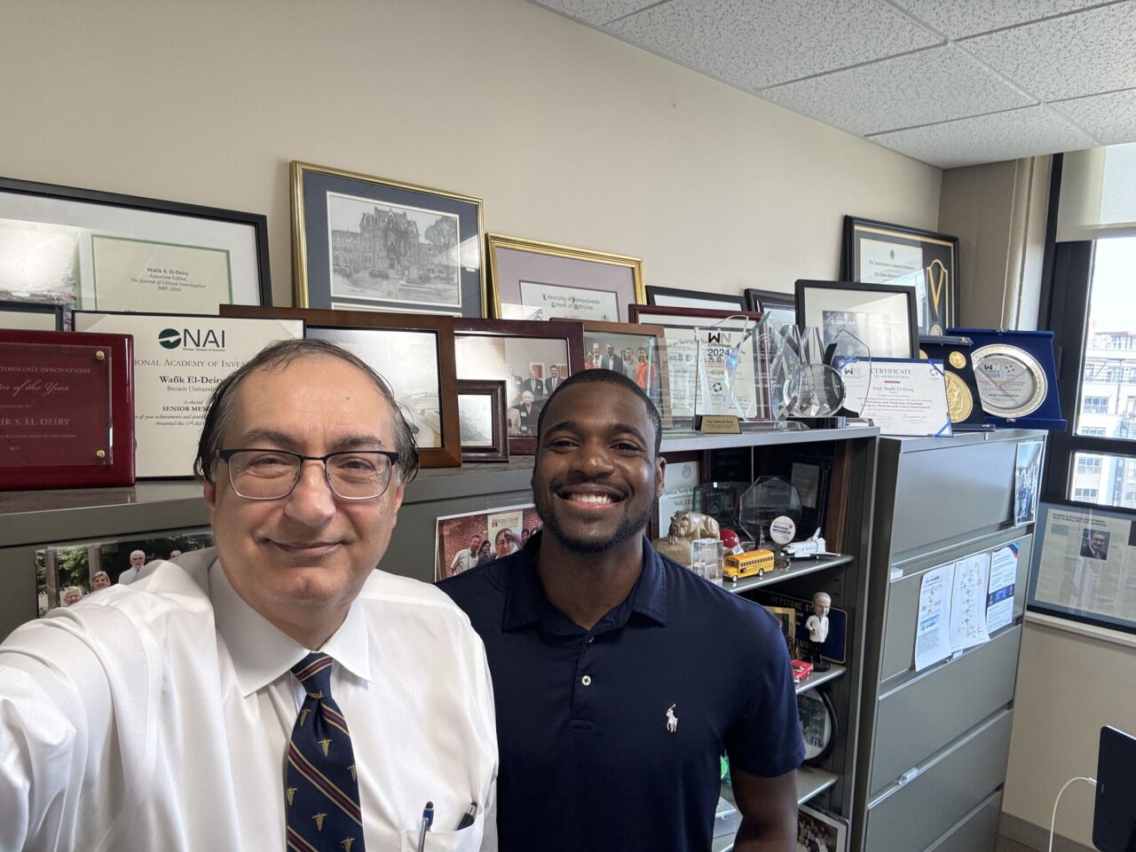 Wafik El-Deiry: Great to welcome our visiting scholar for the second year in our ACS – FIA fellowship