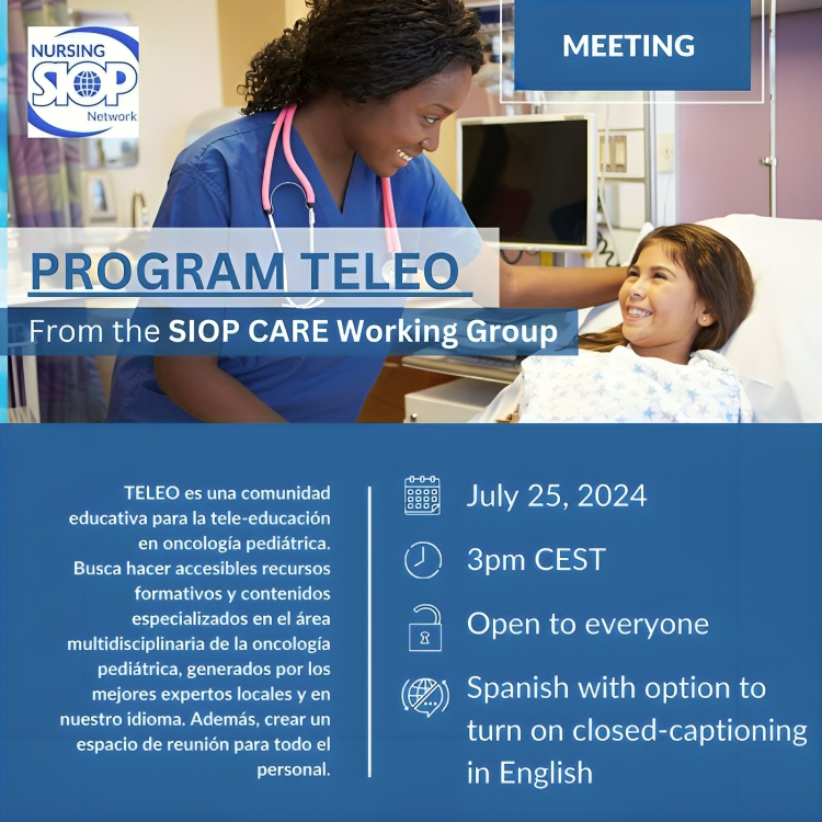 TeLeo programme from the SIOP CARE Working Group
