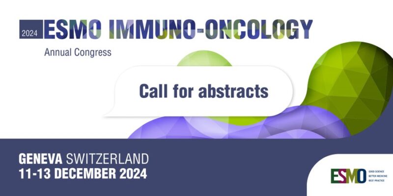 ESMOIO24: Call for abstracts