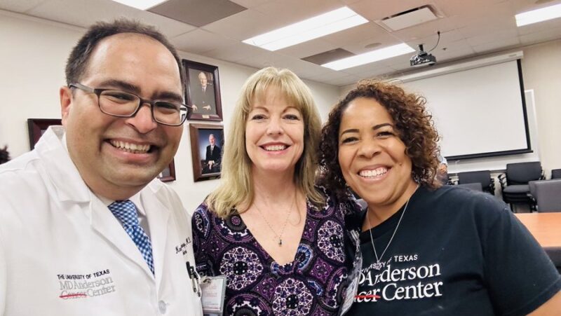 Naveen Pemmaraju: Congratulations to Jane Waukau on her retirement as a Research Nurse Supervisor