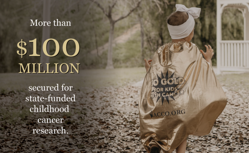 ACCO has secured more than $100 million in state funding for childhood cancer research