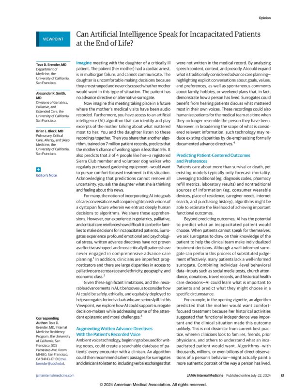 JAMA Internal Medicine