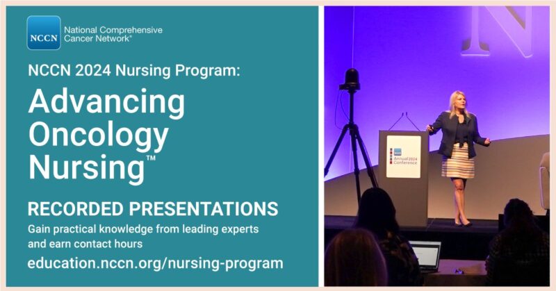 The recorded presentations from the National Comprehensive Cancer Network are now available to view