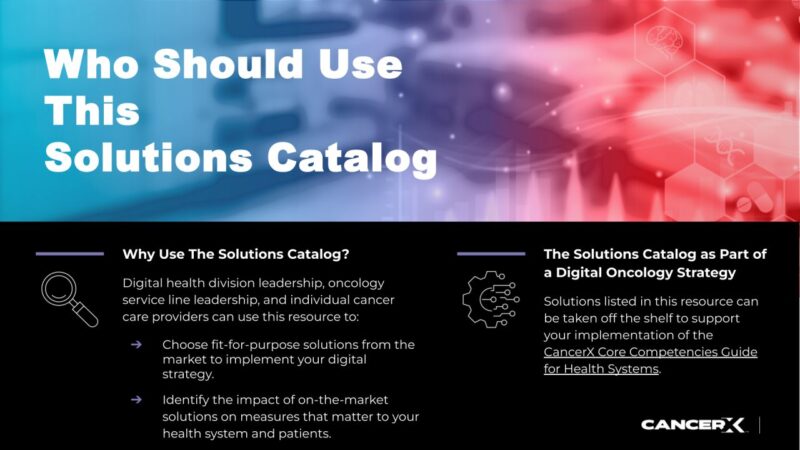 CancerX Moonshot’s updated Solutions Catalog