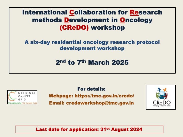 Nisha Hariharan: The CREDO workshop is an excellent opportunity to develop a water-tight research protocol