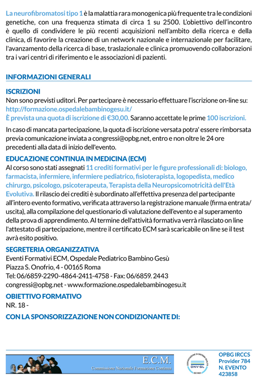  NEUROFIBROMATOSIS TYPE 1