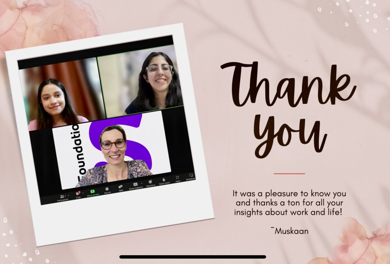 Vanina Laurent-Ledru: I had the privilege of participating in the The Vedica Scholars Programme for Women Shadow Mentoring Program