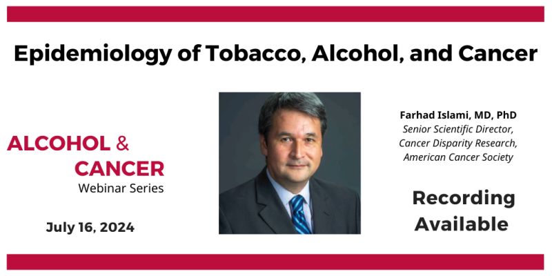 Recording available for the Alcohol and Cancer Webinar Series event – NCI DCCPS