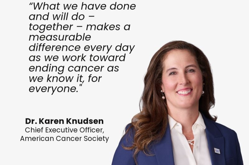 Karen Knudsen: I am incredibly proud of what our team at the American Cancer Society accomplished in 2023