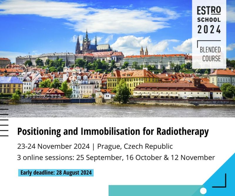 ESTRO’S online sessions on patient positioning and immobilisation for Radiotherapy