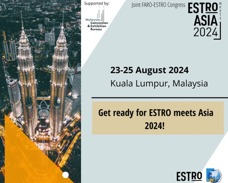 1 week until the Joint FARO-ESTRO Congress at ESTRO Meets Asia 2024