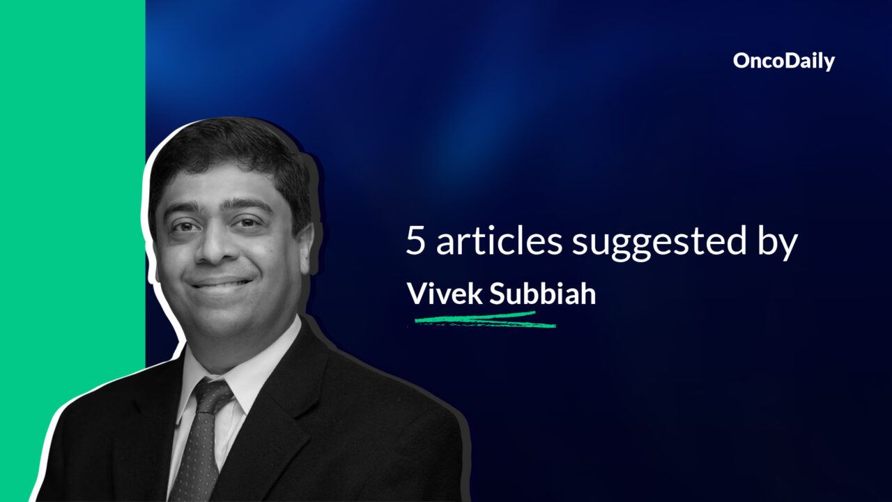 5  articles suggested by Vivek Subbiah