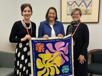 Head and Neck Cancer Australia Deputy Chair and CEO met Fiona Phillips MP at Parliament House