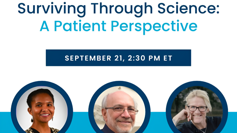 “Surviving Through Science” A Patient Perpective at ILCSC24