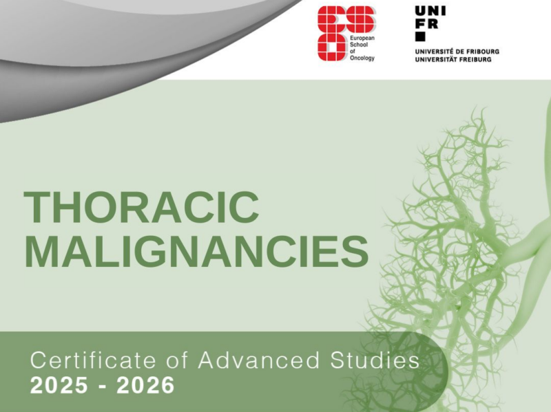 Apply for ESO’s Certificate of Advanced Studies in Lung Cancer