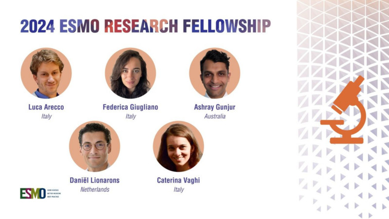 ESMO 2024 Research Fellowship awardees