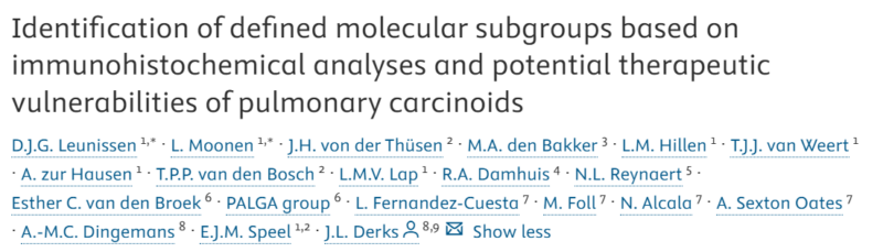 Pulmonary Carcinoids