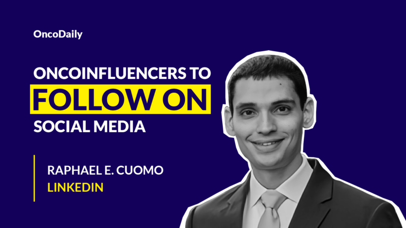 OncoInfluencers to Follow on Social Media: Professor Raphael E. Cuomo