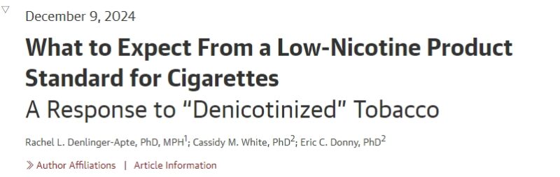 Low-Nicotine Product
