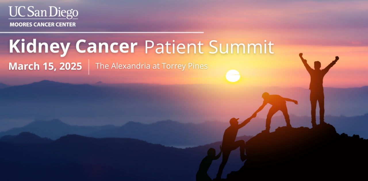 KidneyCAN was honored to attend the Kidney Cancer Patient Summit by UC San Diego