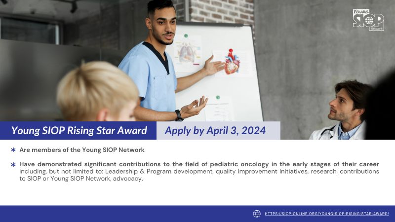 Applications are open for Young SIOP Rising Star Award