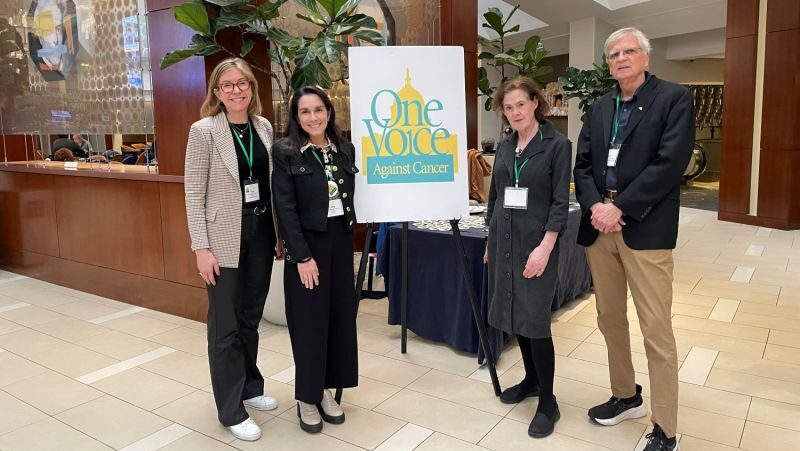 ASCO Advocacy joined One Voice Against Cancer on Capitol Hill to advocate for robust FY25 funding