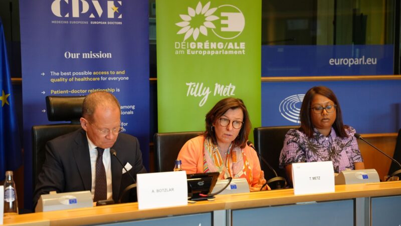 Tilly Metz speaks from the European Parliament – The healthcare workforce crisis can no longer be ignored