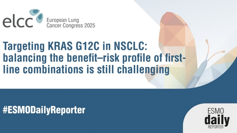 New treatments for advanced/metastatic RAS-mutated NSCLC presented at ELCC25 – ESMO