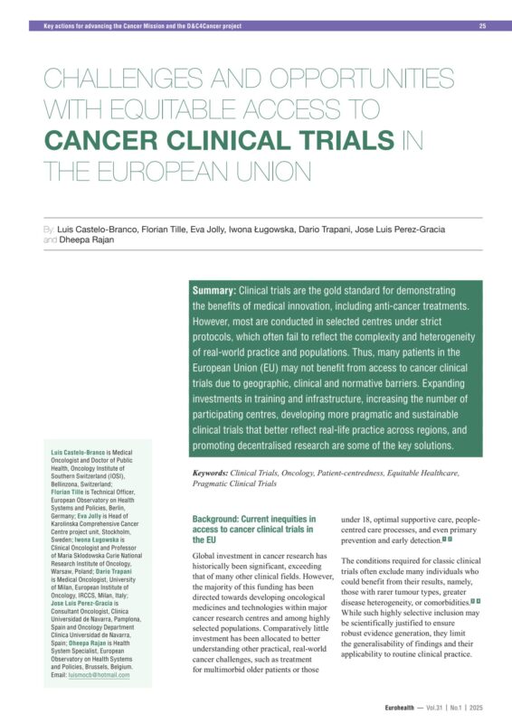 cancer clinical trials