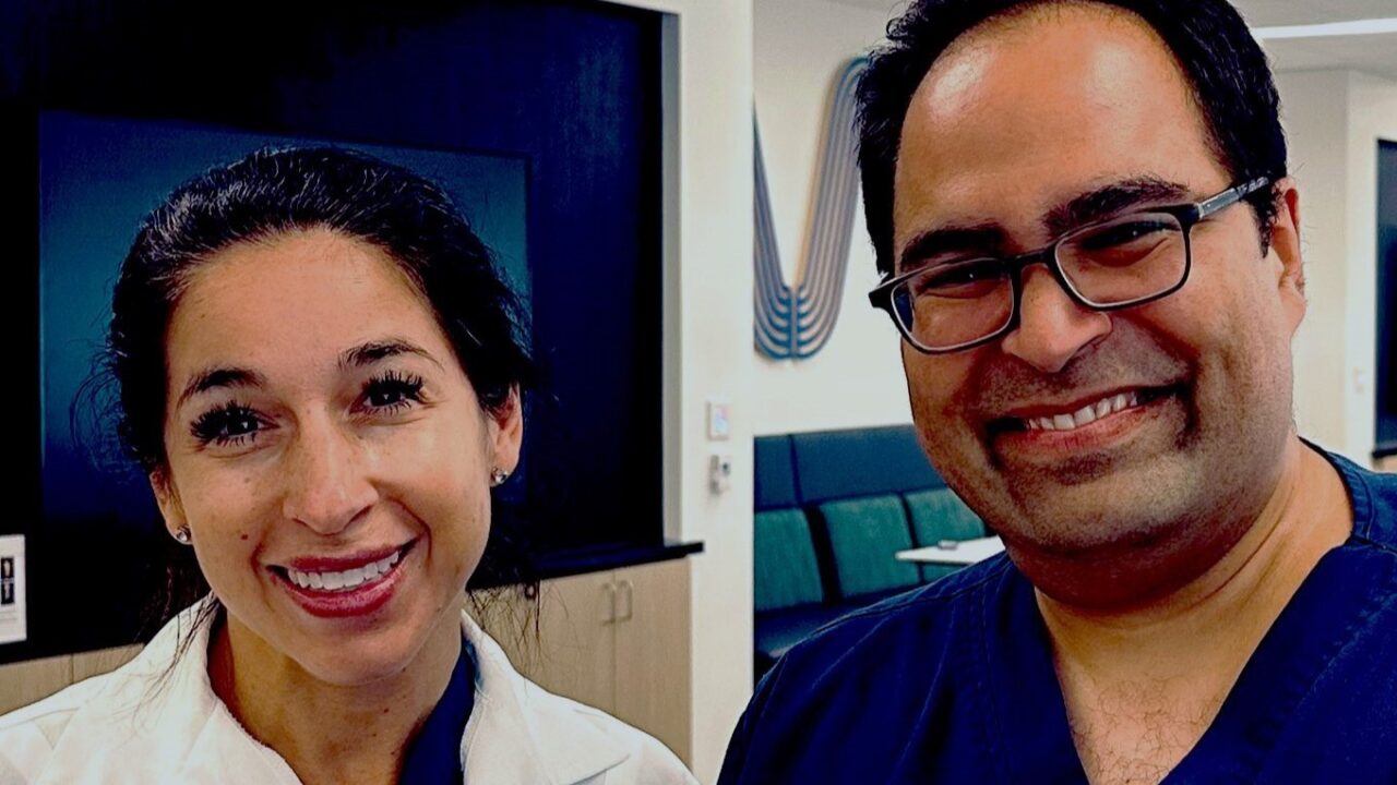 Naveen Pemmaraju: Discussing our collaborative Leukemia-CT Surgery manuscript with Mara Antonoff