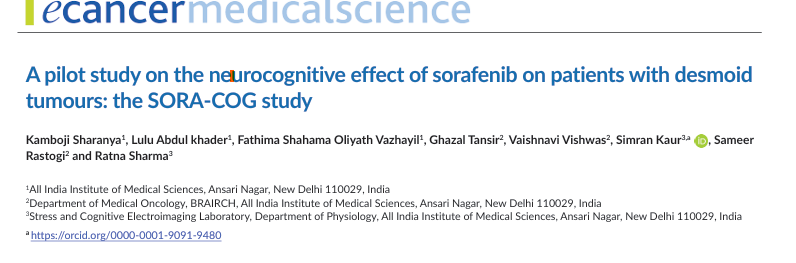 sorafenib , Sameer Rastogi
