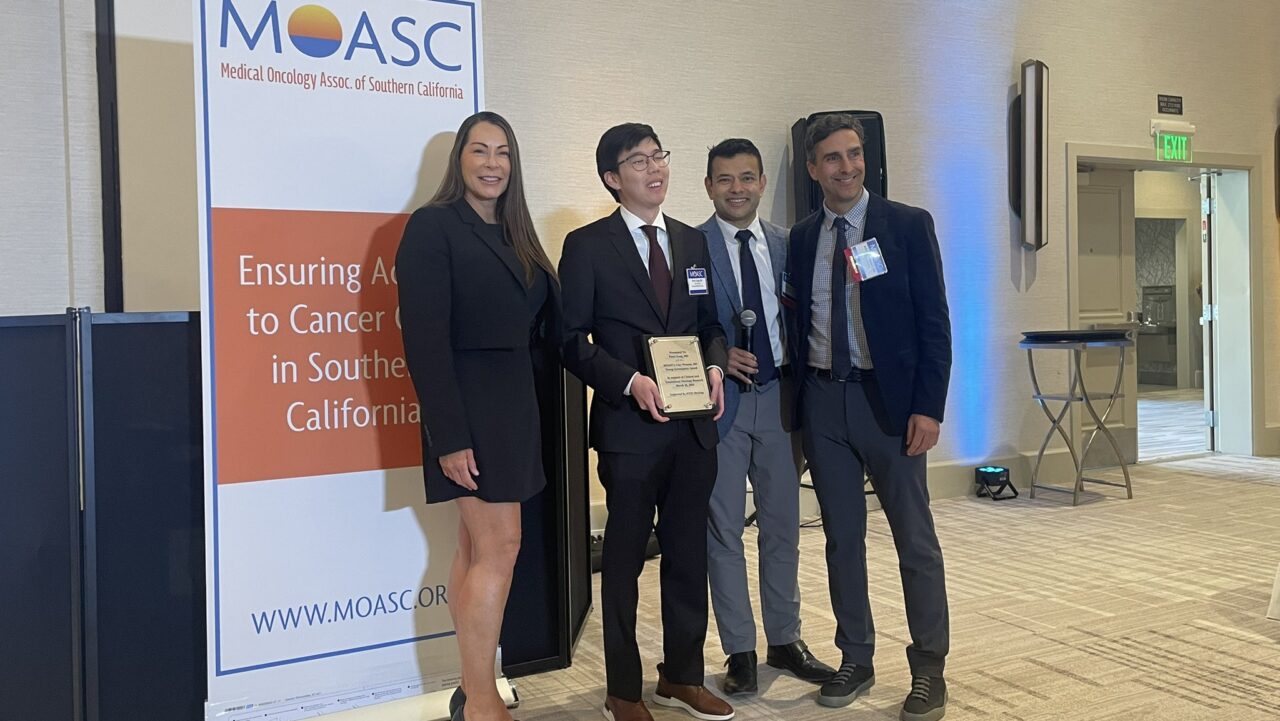Peter Zang is the recipient of the 2025 Cary Grant Presant, MD Young Investigator Award: MOASC