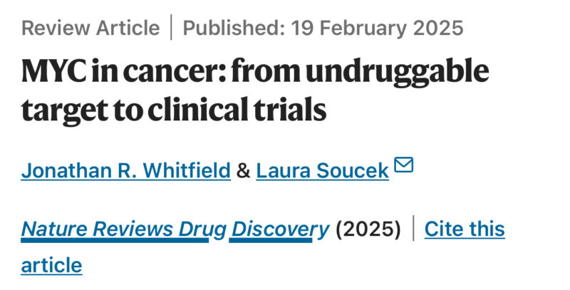 MYC in Cancer