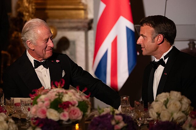 King Charles III hospitalized Emmanuel Macron