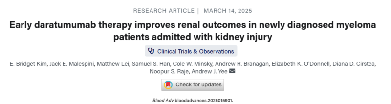 Myeloma Paper of the Day Myeloma Paper of the Day