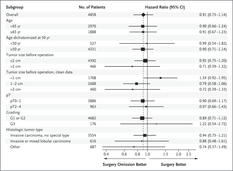 INSEMA trial sentinel lymph node biopsy in early stage breast cancer