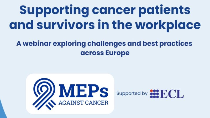 Supporting cancer patients and survivors in the workplace – challenges and best practices across Europe – ECL