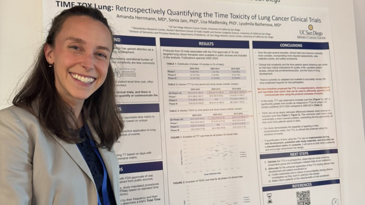 Eric K. Singhi: An important work on time toxicity presented by Dr. Herrmann at TexasLung25