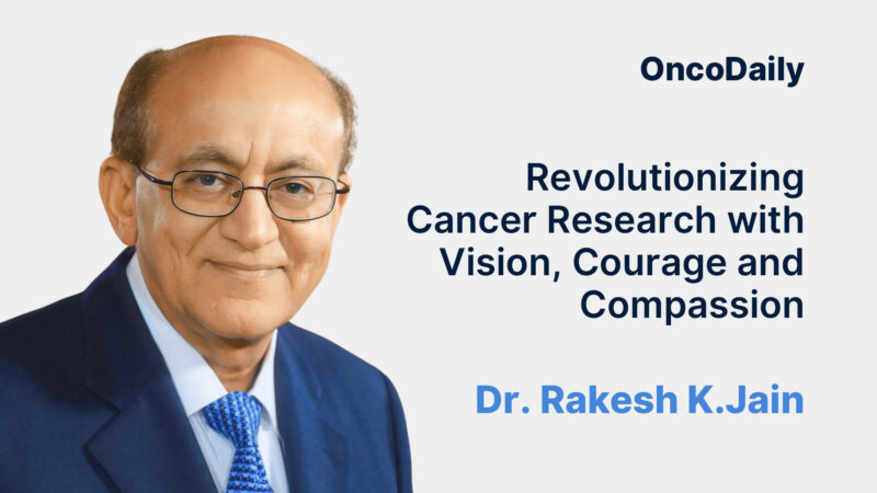 Dr. Rakesh K. Jain receives AACR Award for Lifetime Achievement in Cancer Research
