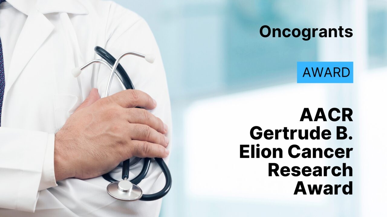 AACR Gertrude B. Elion Cancer Research Award