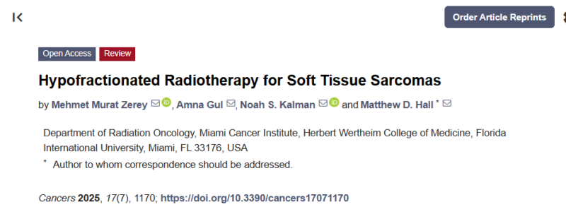 Hypofractionated Radiotherapy