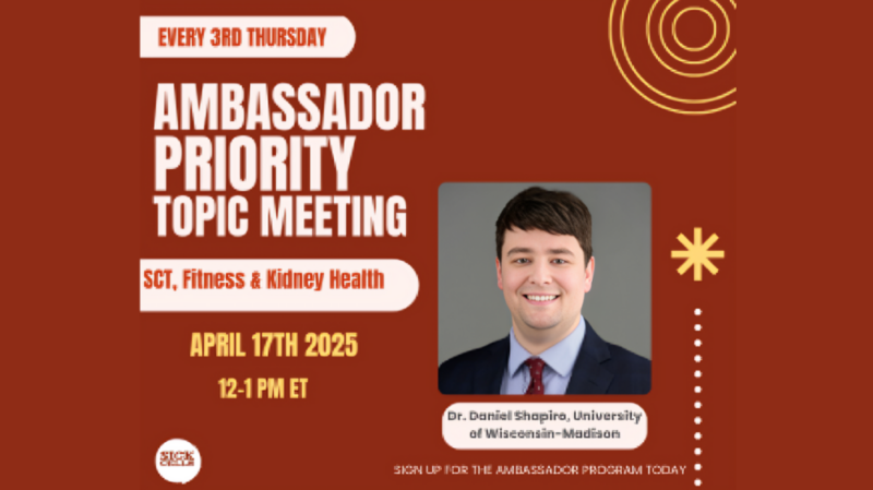 Kidney Cancer partnered with Sick Cells for the April Priority Topic Meeting