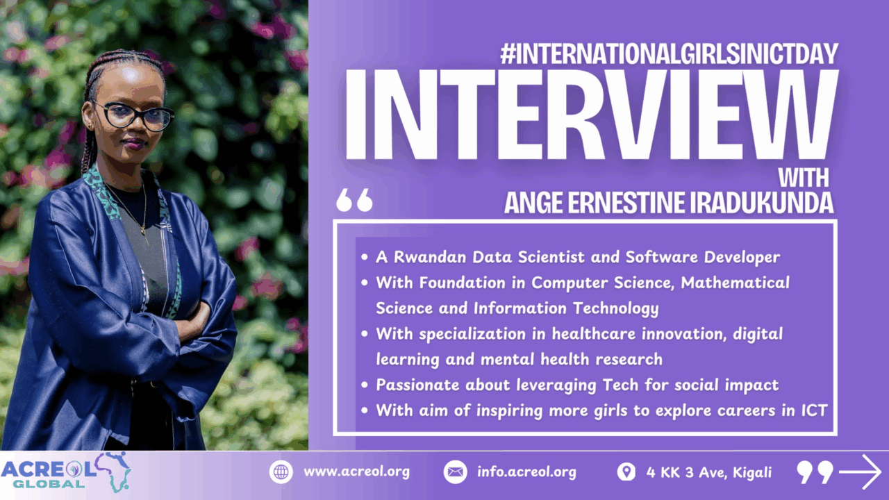 Celebrating Girls in ICT: Meet Ange Ernestine Iradukunda – ACREOL Global