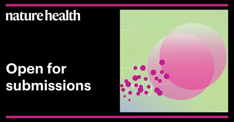 Ben Johnson: Nature Health is now open for submissions!