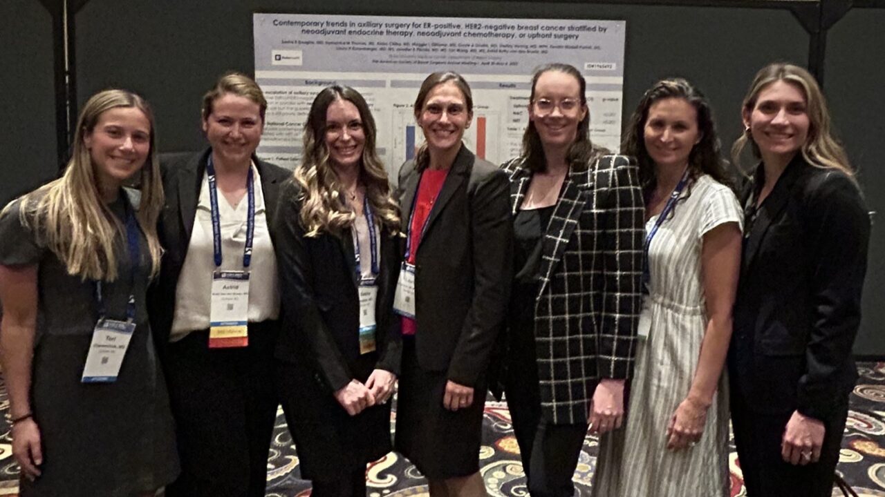 Astrid Botty van den Bruele Highlights Sasha Douglas’ ASBrS 2025 Poster on Axillary Management